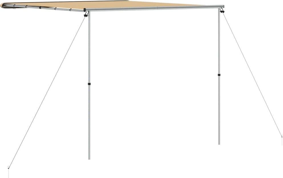 Wohnwagen-Markise 2,4x3x2,15 m Beige