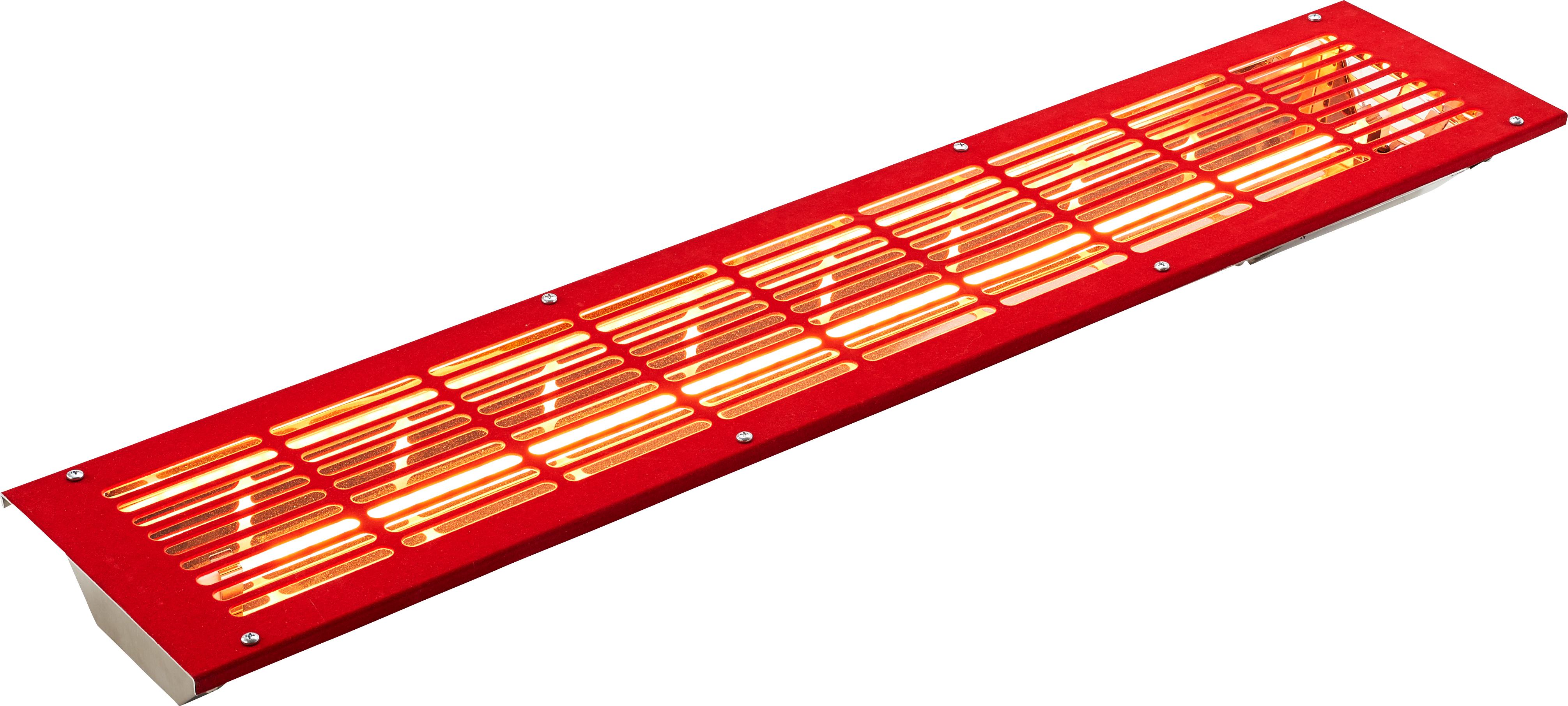 Infraworld Infrarotstrahler VITALlight-IPX4 rot gerader Einbau - 350 W