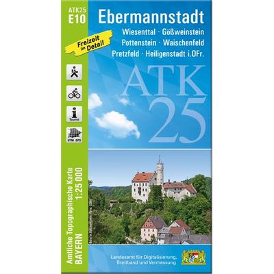 ATK25-E10 Ebermannstadt (Amtliche Topographische Karte 1:25000), Sonstige von , Landesamt für Digitalisierung, Breitband und Vermessung, Bayern,