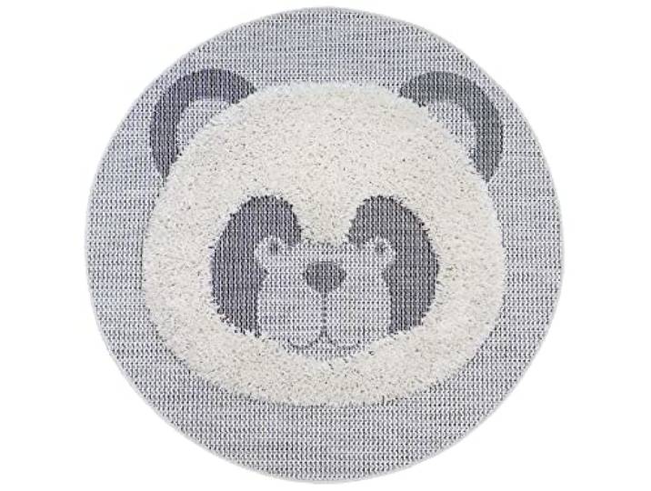Primaflor Kinderteppich Navajo Panda 135 x 135 cm Grau Creme