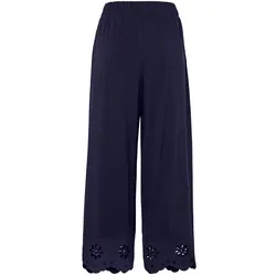 Tchibo - Culotte mit Stickerei - Damen - Gr. M - dunkelblau
