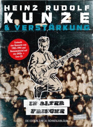 Kunze, Heinz Rudolf - Heinz Rudolf Kunze & Verstärkung - In alter Frische (4 DVDs + 1 CD) - Preis vom 09.10.2026 07:28:09 h