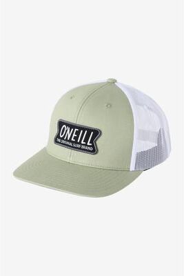 O'Neill s Headquarters Trucker Hat in Sage, Twill
