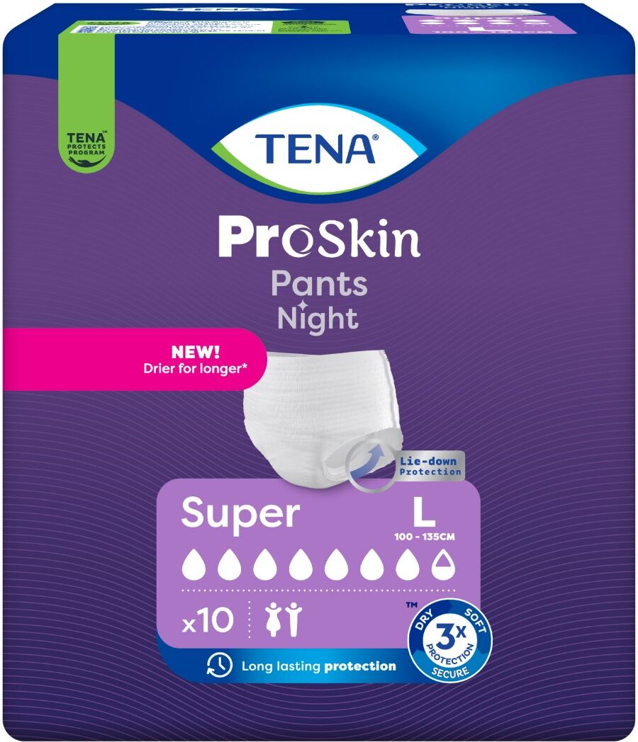 Tena Pants Night Super L 10Pz