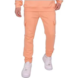 Project X Paris, Herren, Sporthose, cargo jogginghose logo embossage relief (XL), Pink
