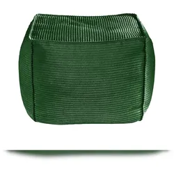 KAWOLA Hocker ALEA Cord smaragd