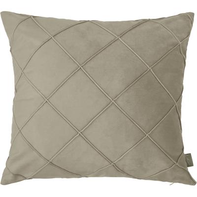 Dekokissen "LADINA", beige (sand beige, unifarben), B:50cm H:50cm L:50cm, Polyester, LEGER HOME BY LENA GERCKE, Dekokissen_Sitzkissen_Kissenhüllen, Kissenhülle o. Füllung, 1 Stk 50x50 - Bestseller mit 5 Sternebewertung