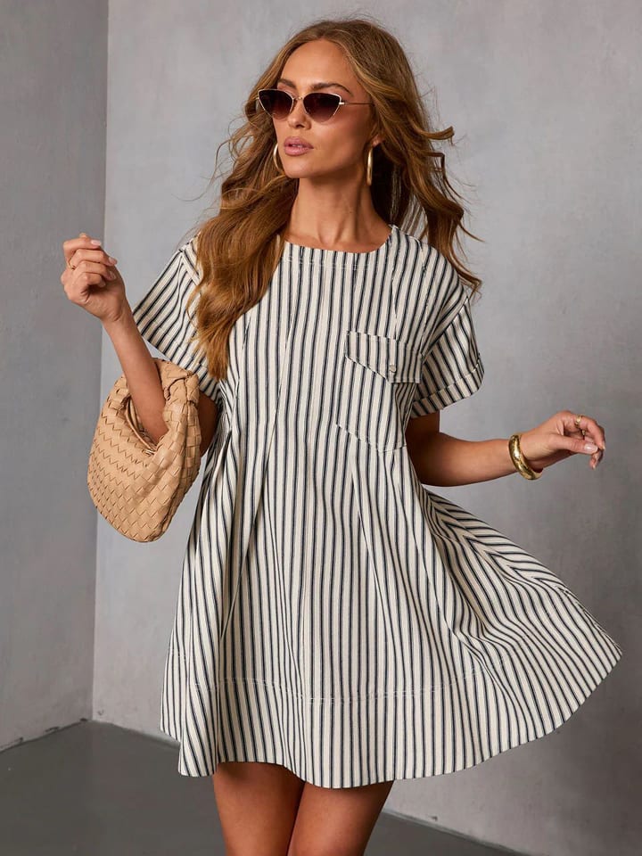 LA Angels Kleid in Creme - XL