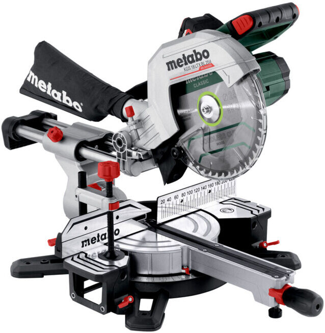 Metabo Scie à onglets sans fil KGS 18 LTX BL 254 (614254920)