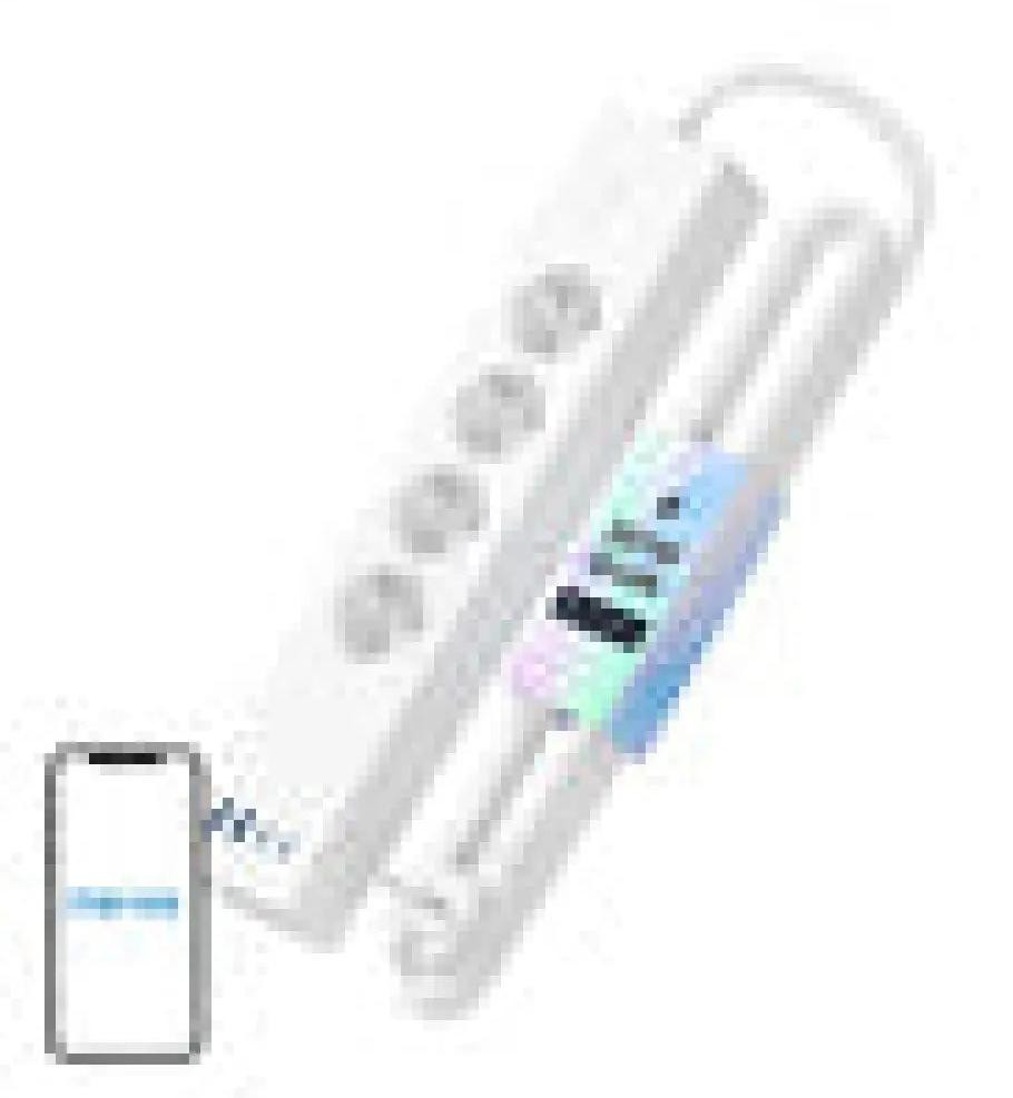 Meross MSP844 verlengsnoer met 4 stopcontacten