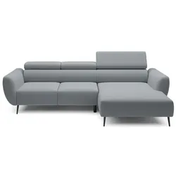 Ecksofa Alisson Stoff Anthracite