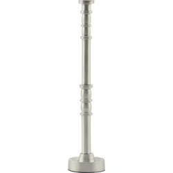 Jersey Kerzenständer 28 cm silberfarben