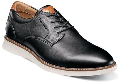 Florsheim Launch Plain Toe Oxford Shoes - Mens 9 Black Oxford Medium