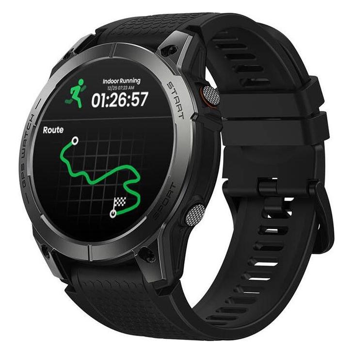 Zeblaze Stratos 3 Pro (Schwarz, ohne SIM) (Stratos 3 Pro Black)