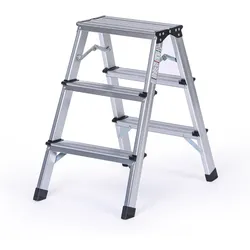 Doppelseitige Aluminium-Stufen, 2x3 Stufen, 635 mm