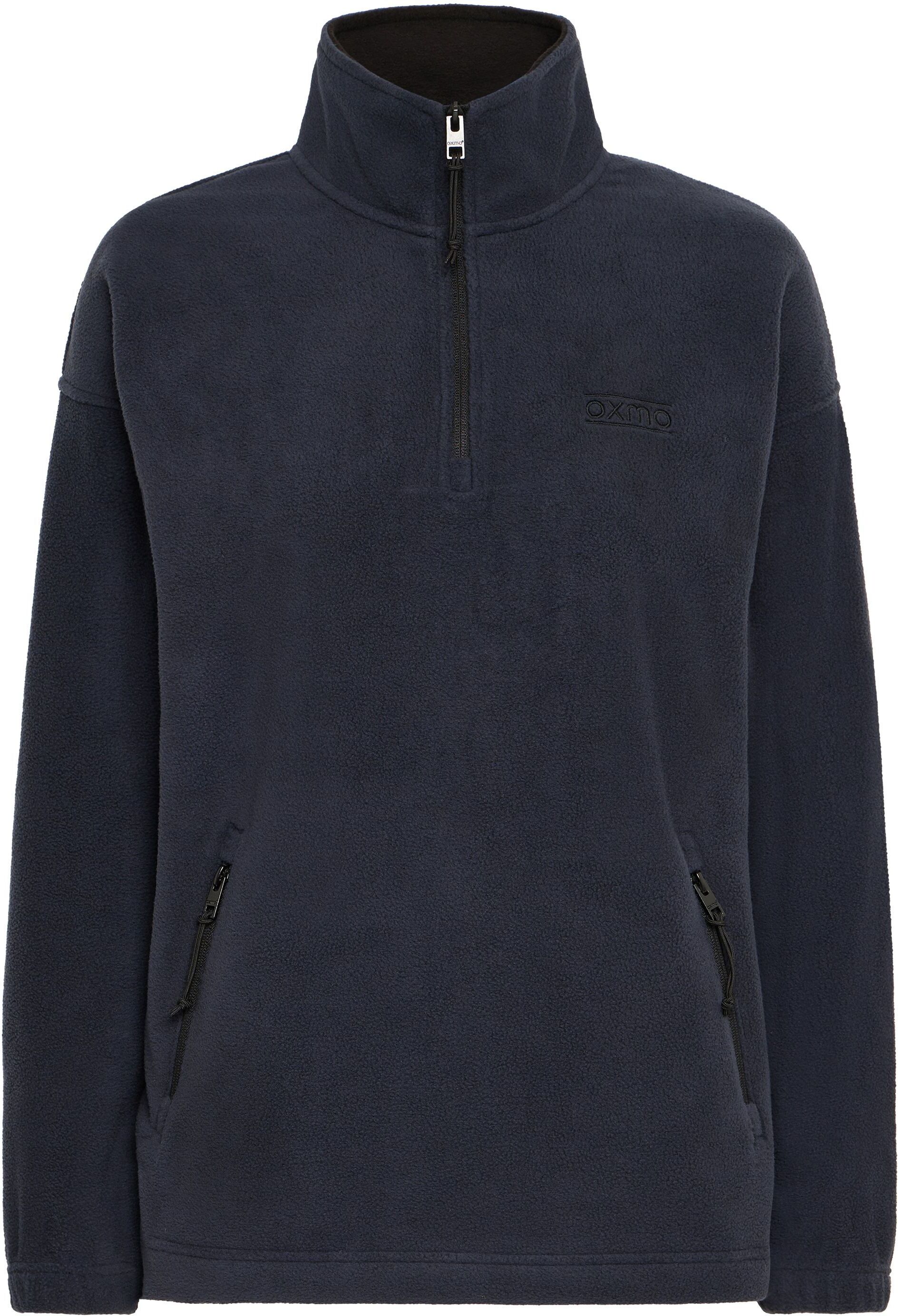 Troyer OXMO "Troyer OXMatsine", Damen, Gr. XL, blau (insignia blau), Obermaterial: 100% Polyester PES., Pullover Troyer