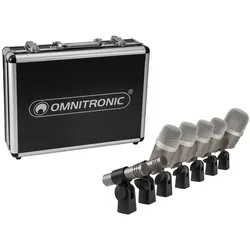 OMNITRONIC MIC 77-7LMH MK2 Schlagzeug-Mikrofonset