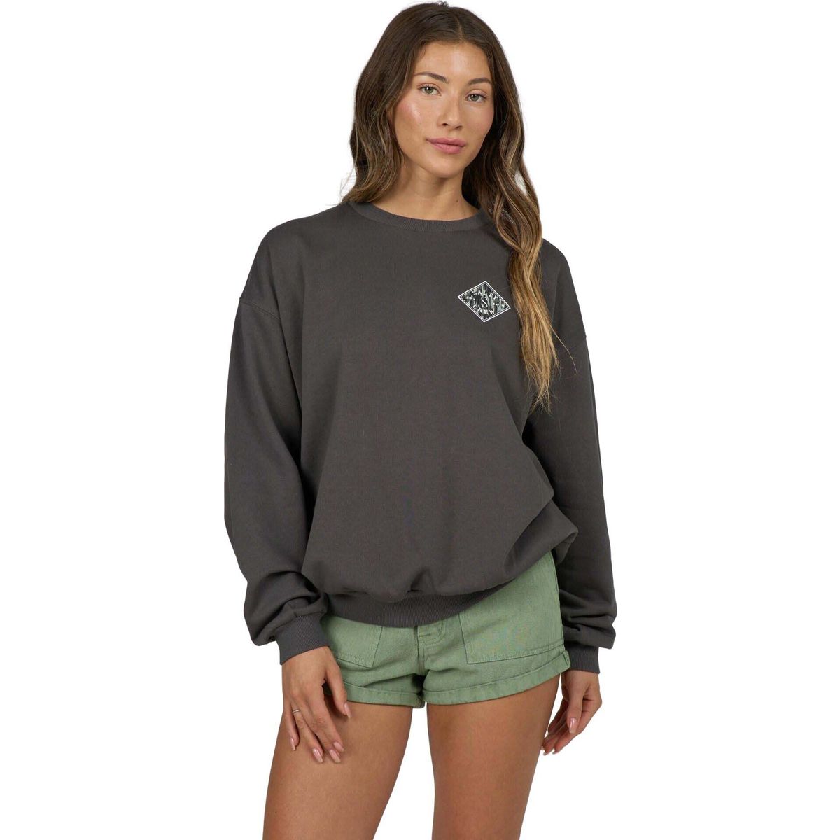 Salty Crew Tippet Crew charcoal (CHAR) L 20335473W-CHAR-L