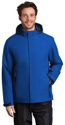 Port Authority J405 Insulated Waterproof Tech Jacket in Cobalt Blue size Large   Polyester