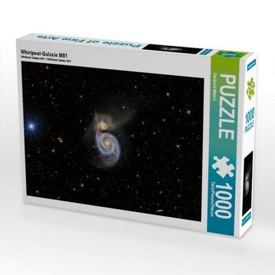 CALVENDO Puzzle Whirlpool-Galaxie M51 1000 Teile Puzzle quer | 1000 Teile Lege-Größe 64 × 48 cm Foto-Puzzle für glückliche Stunden