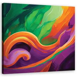 WANDBILD bunte abstraktion