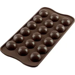 Silikonform für Pralinen – Fußball