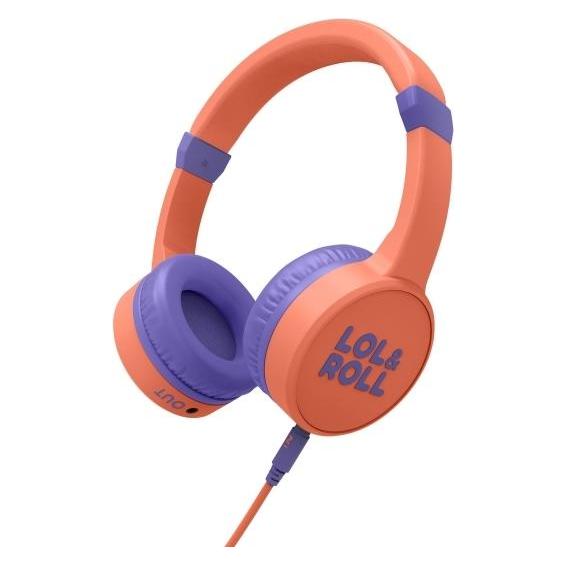Energy Sistem Lol&Roll Pop Kids Headphones Orange (Music Share, Detachable Cable, 85 dB Volume Limit (451869)