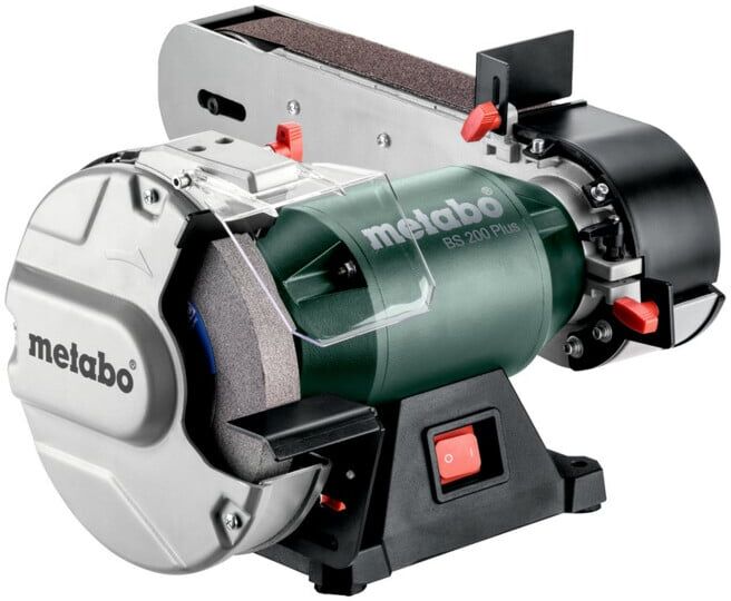 Ponceuse à bande combinée Metabo BS 200 Plus, carton (604220000)