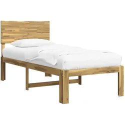 vidaXL, Bett, Holzbett (75 x 190 cm)