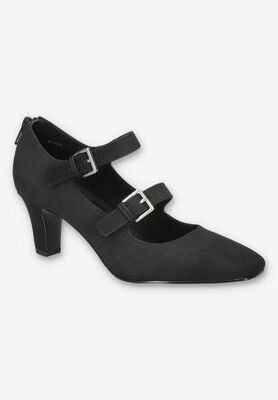 Women's Willis Pump by Easy Street in Black Matte (Size 8 1/2 M)