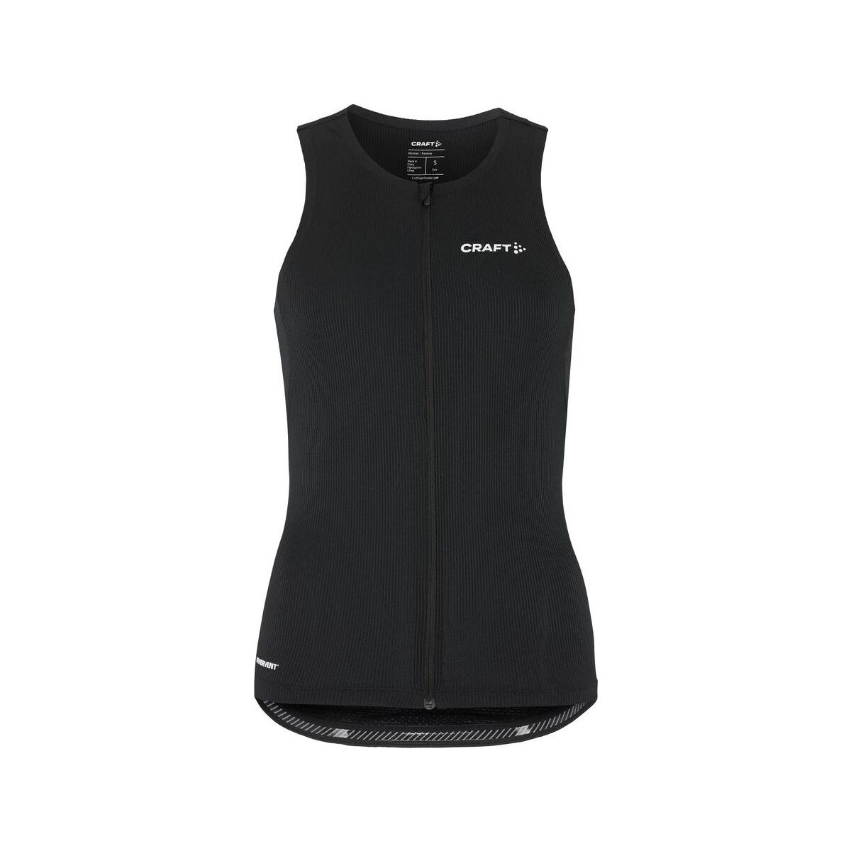 Craft Endur Full Zip Singlet Women black (999000) XL 1914544-999000-7