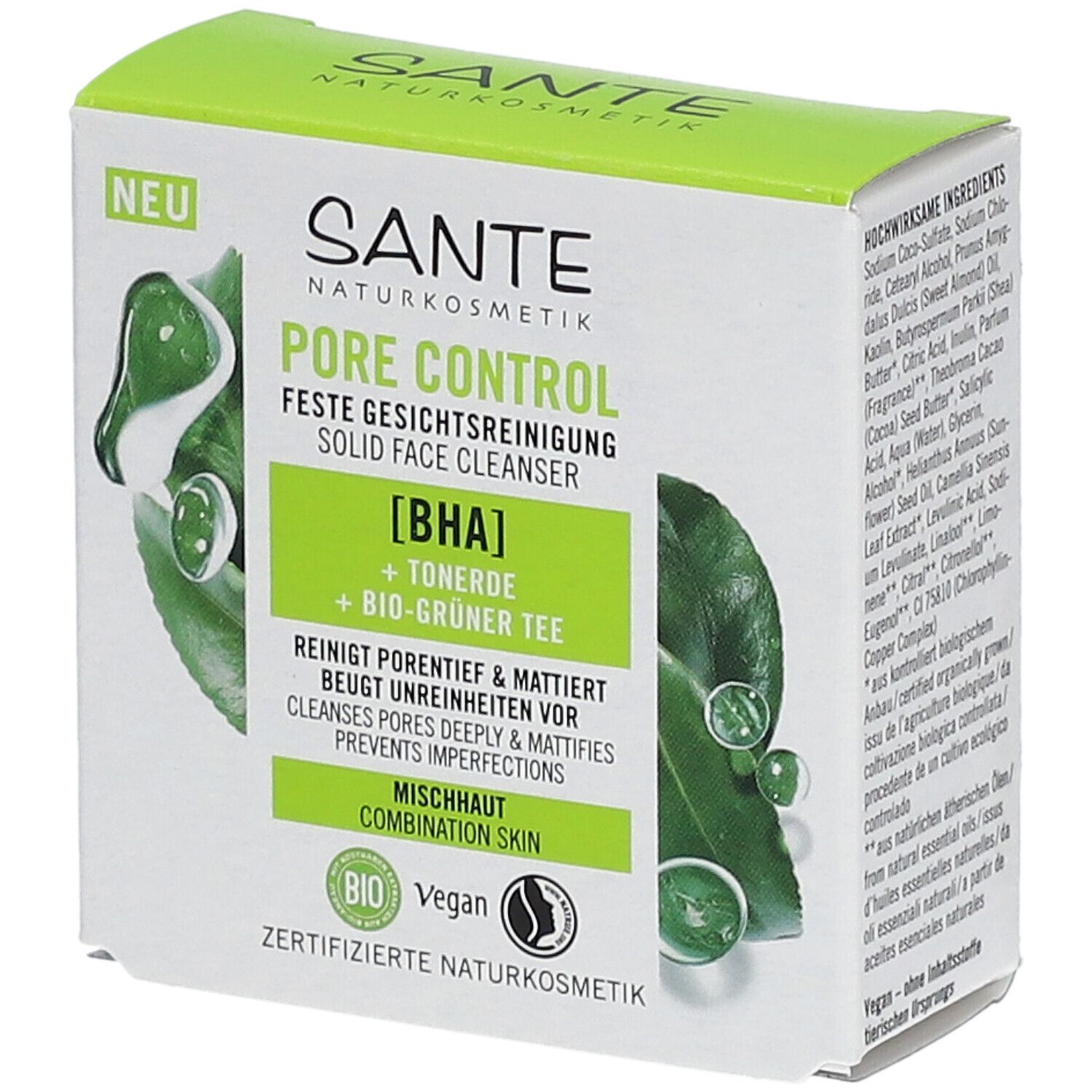 Pore Control feste Reinigung BHA & grüner Tee 60 g Seife