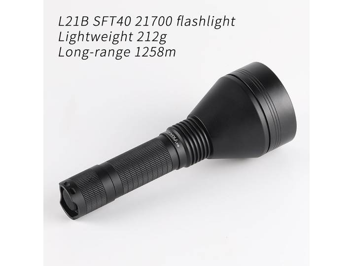 Convoi L21B lampe de poche SFT40 Led lanterne haute puissance 21700 Flash torche légère longue portée lanterne lampe de Camping