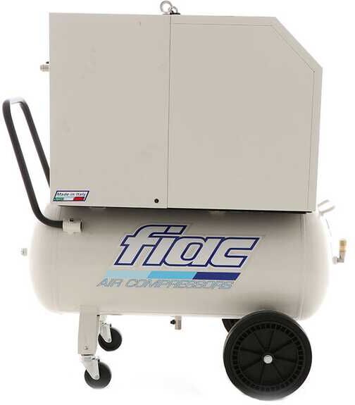 FIAC Silent AB90/360M - Compressore aria elettrico monofase a cinghia - Motore 3 HP - 90 lt