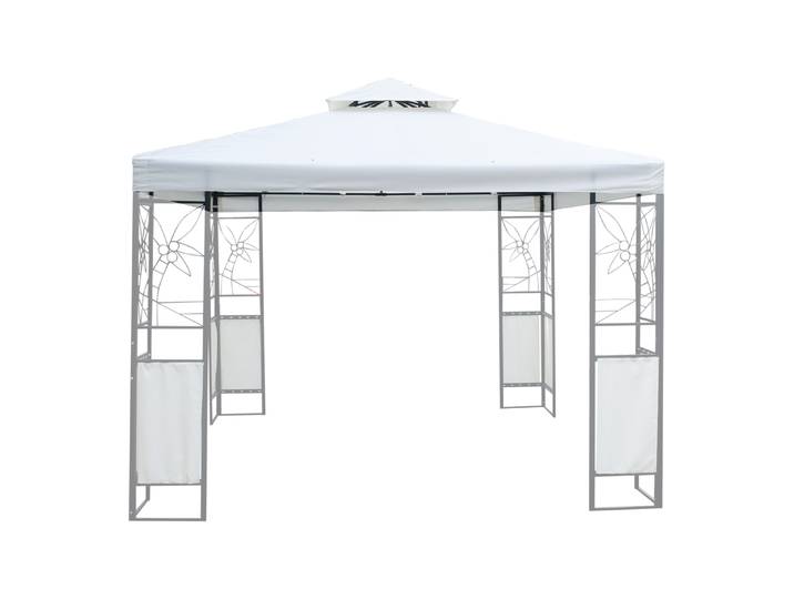 Dach Gartenpavillon HOWEA 3 x 3 m weiss