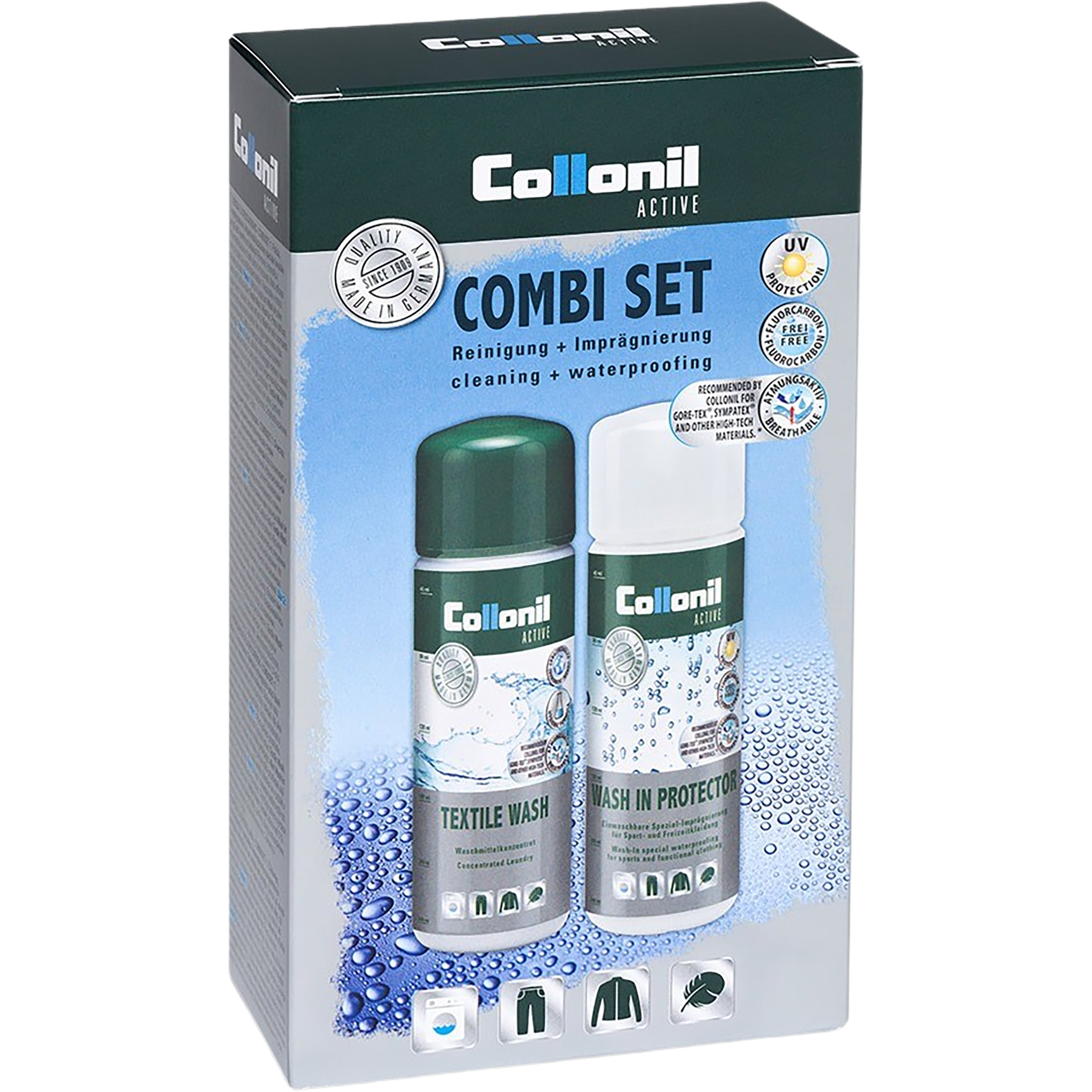 Collonil Combi Set Funktionswaschmittel gruen Größe 250ml+250ml