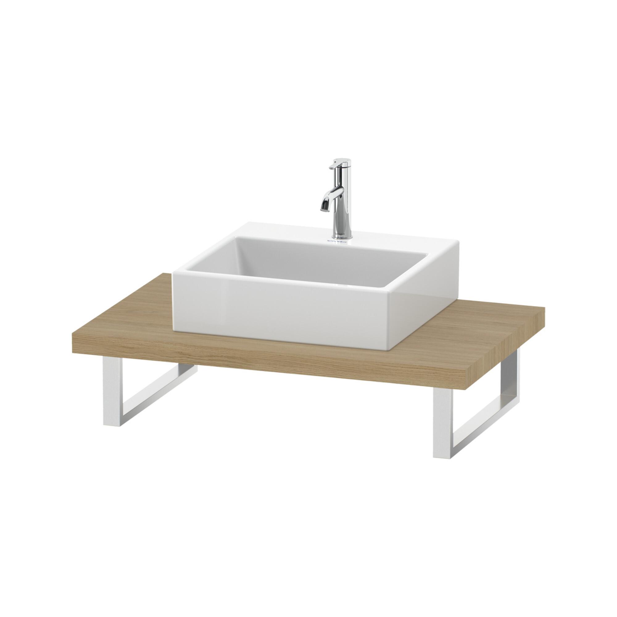 Duravit Konsole DuraStyle f AWT, 1 Ausschn, Stärke 4.5cm, Ei Nat (DS102C03030)