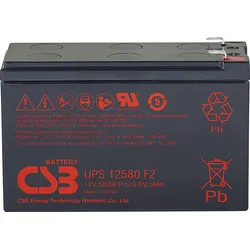 CSB UPS12580 - Blei-Vlies-Akku, Hochstromakku, 12 V,9,4 Ah, 580 W