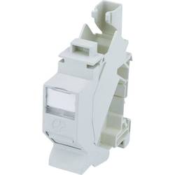 Telegärtner 100023004 Tragschienen-Verbinder CAT 6a 100023004 RJ45 Kupplungsgehäuse Sonstige Installationstechnik Grau 1 St.