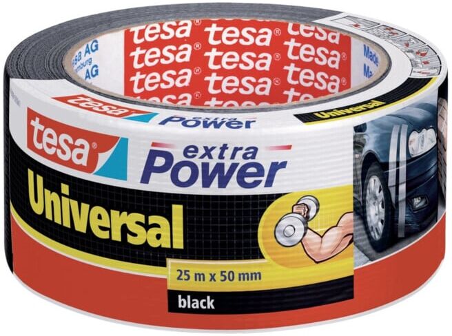 tesa extra Power Universel 25 m x 50 mm noir (56388-00001-07)