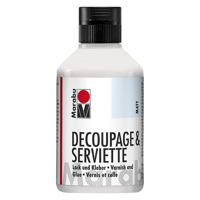 Marabu Decoupage Lack und Kleber matt 250ml (250 ml) (4007751093479)