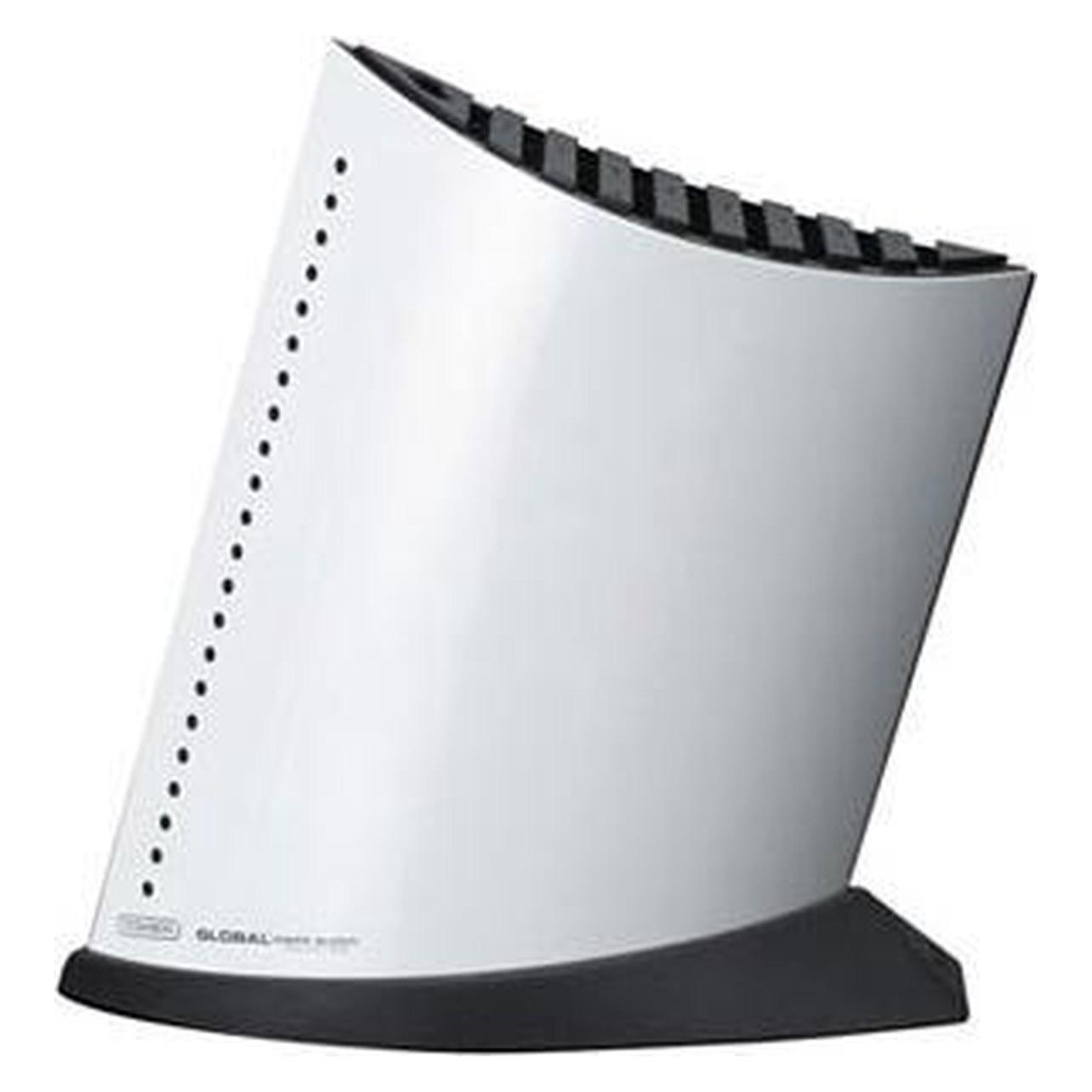 Global GKB-52/CW Messerblock oval, S-size, weiss für 9 Messer (GKB-52)