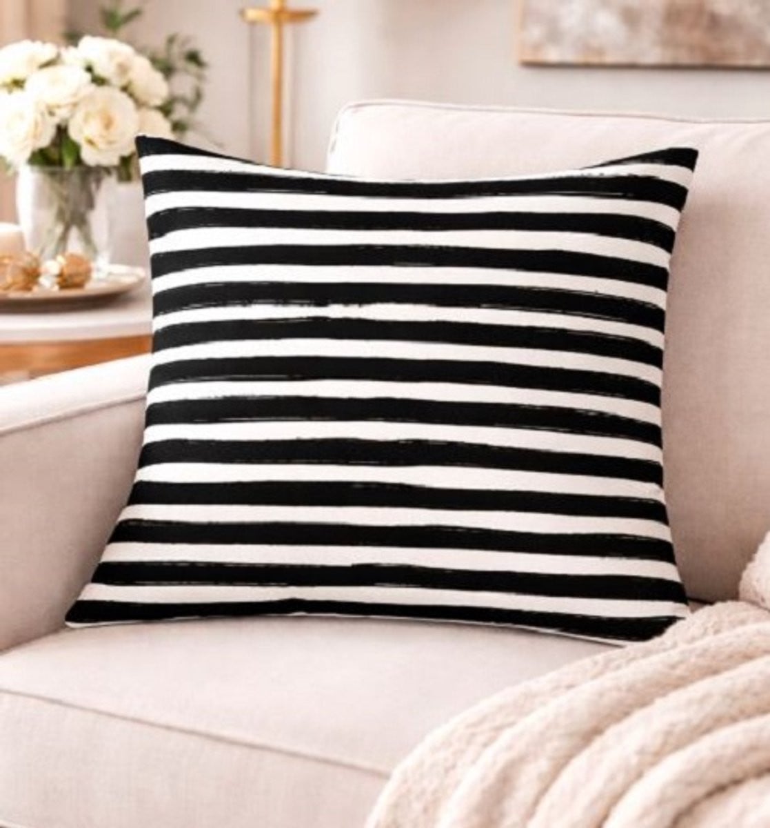 Black & White Living Collection Kussenhoes