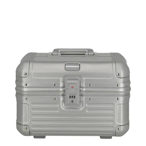 Travelite Beautycase Next Aluminium Zilverkleurig