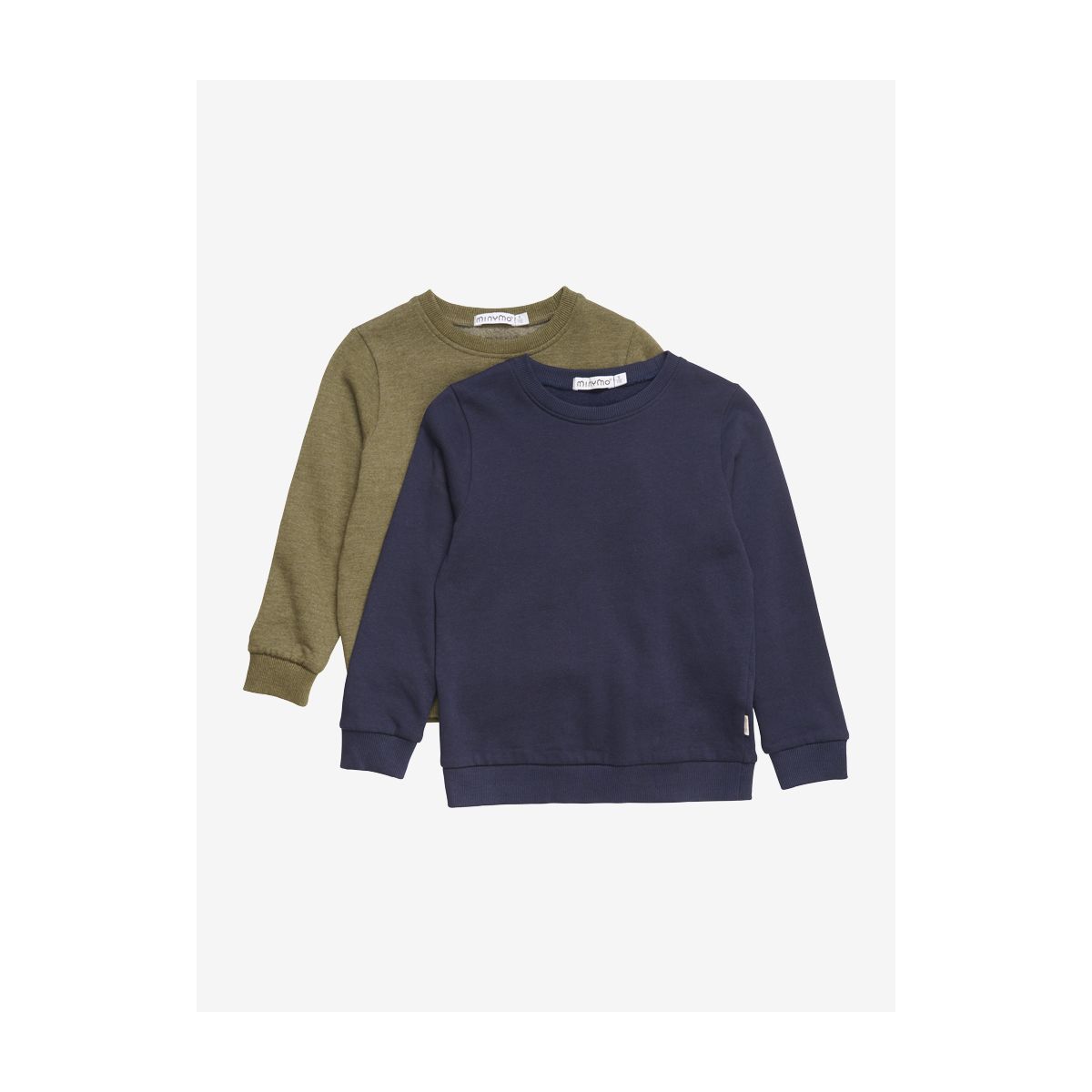 Minymo Sweatshirt (2-pack) dark olive (954) 80 6057-954-80