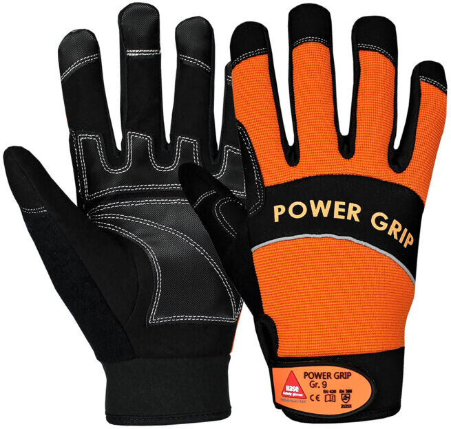 POWER GRIP Gants de montage en néoprène cuir synthétique Réf. 8 Hase (402000-8)