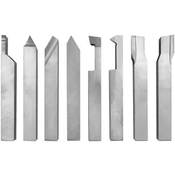 HSS-Drehmeißel-Set 8-teilig, 12 x 12 mm