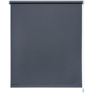 Liedeco Rollo Uni, verdunkelnd, dunkelgrau, 172 x 180cm, zum Anschrauben