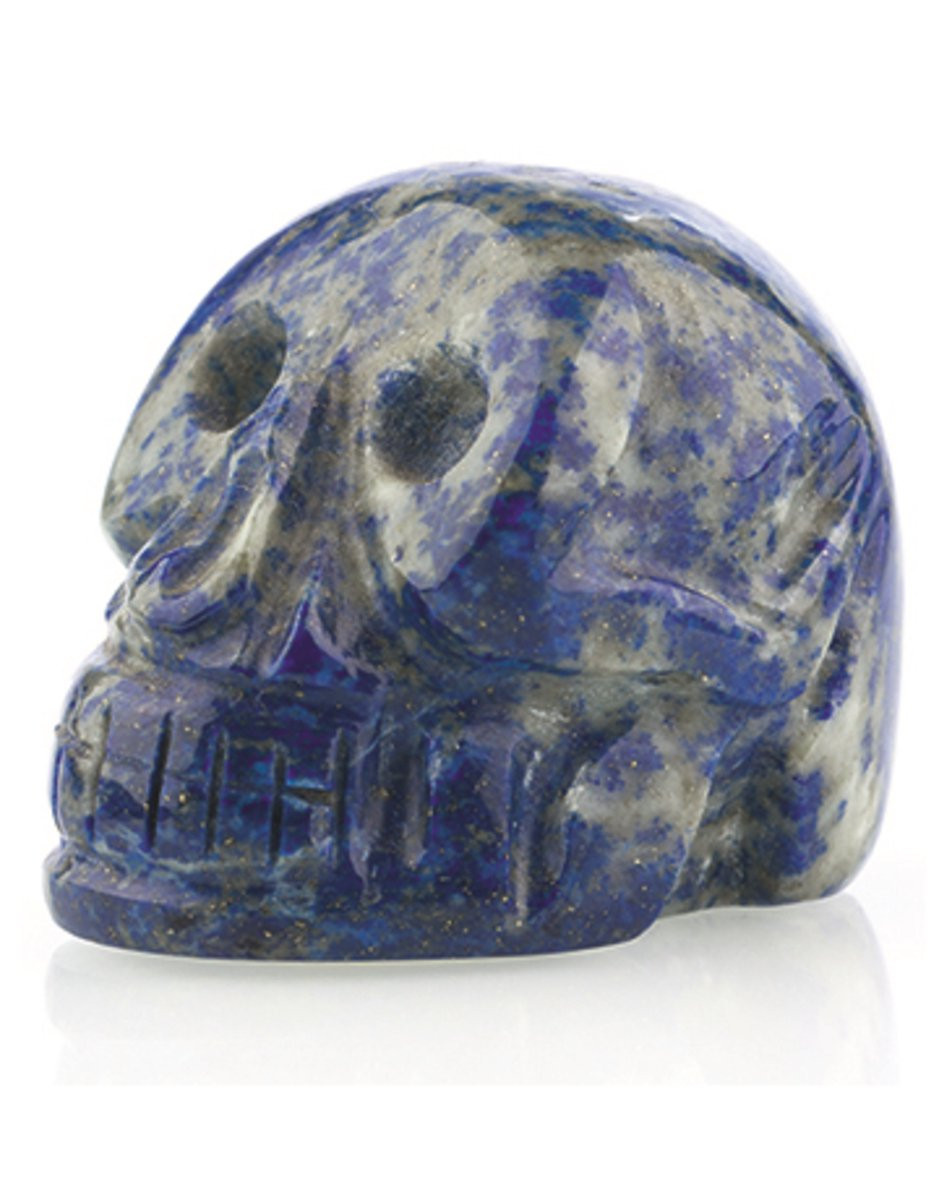 Lapis Lazuli edelsteen schedel voor volwassenen