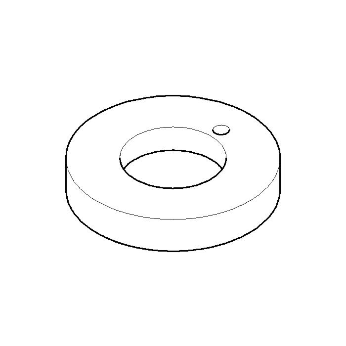 Dornbracht Ring UTB TARA Lochabdich 092810112-06 60x60x25_platin matt